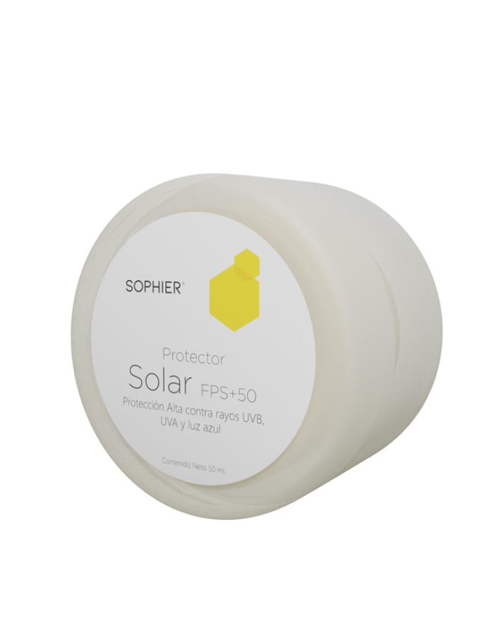 Bloqueador Solar FPS 50+  Protección Alta contra rayos UVB, UVA y luz azul